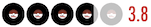 3.8 Vinyl-Icon-Rating