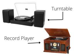 Difference Between a Record Player and Turntable