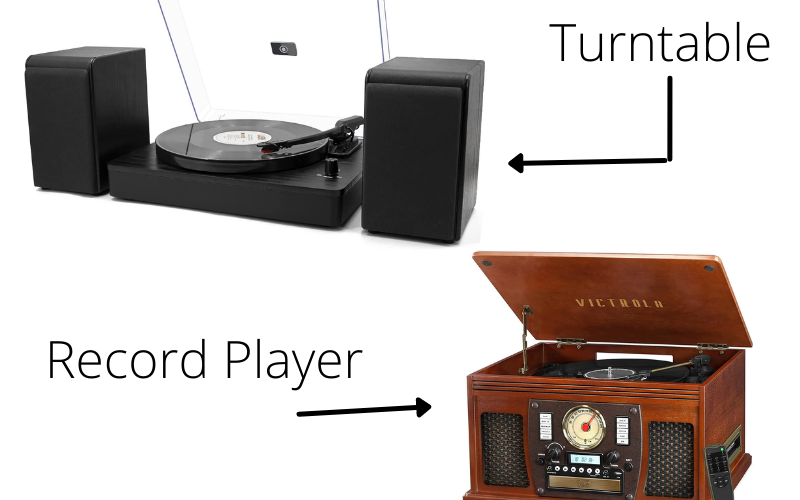Difference Between a Record Player and Turntable